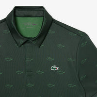 Golf straight cut polo shirt with UV protection - Vert & Sinople