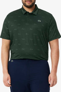 Golf straight cut polo shirt with UV protection - Vert & Sinople
