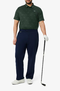 Golf straight cut polo shirt with UV protection - Vert & Sinople