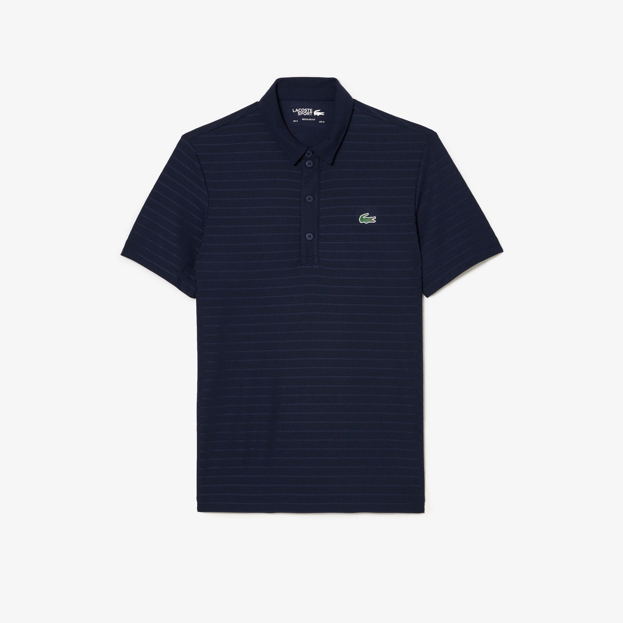 Men's Lacoste SPORT Textured Breathable Golf Polo Shirt