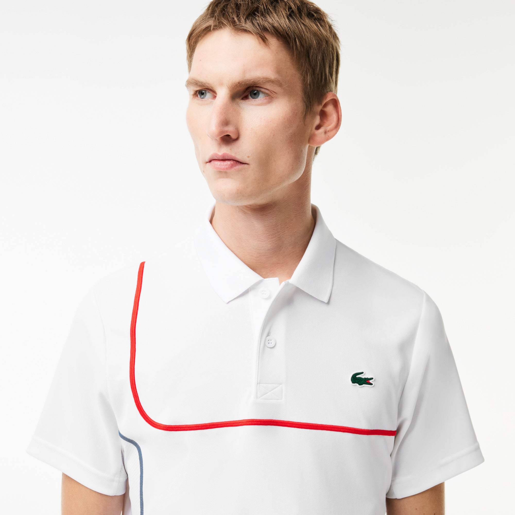 Polo à manches courtes - Blanc & Blanc