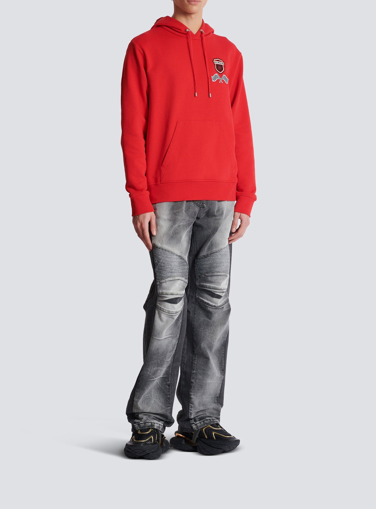 Balmain Racing hoodie - Red