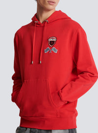 Balmain Racing hoodie - Red