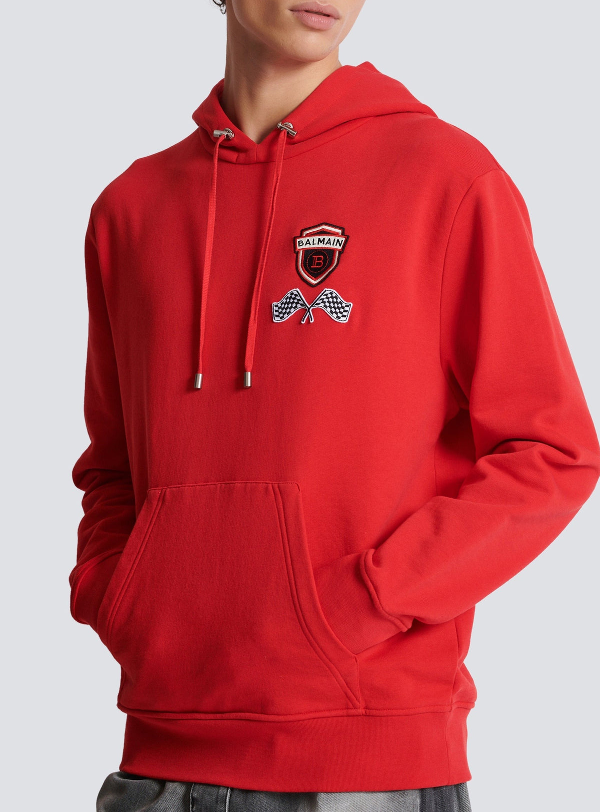 Balmain Racing hoodie - Red