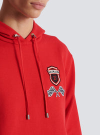 Balmain Racing hoodie - Red
