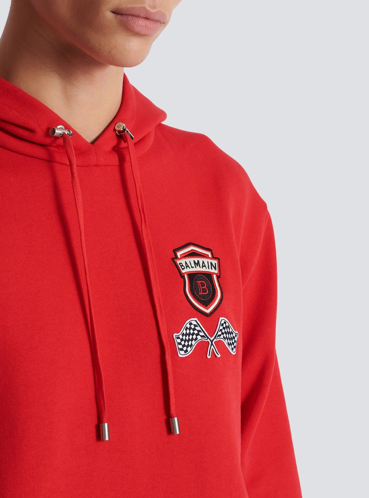 Balmain Racing hoodie - Red