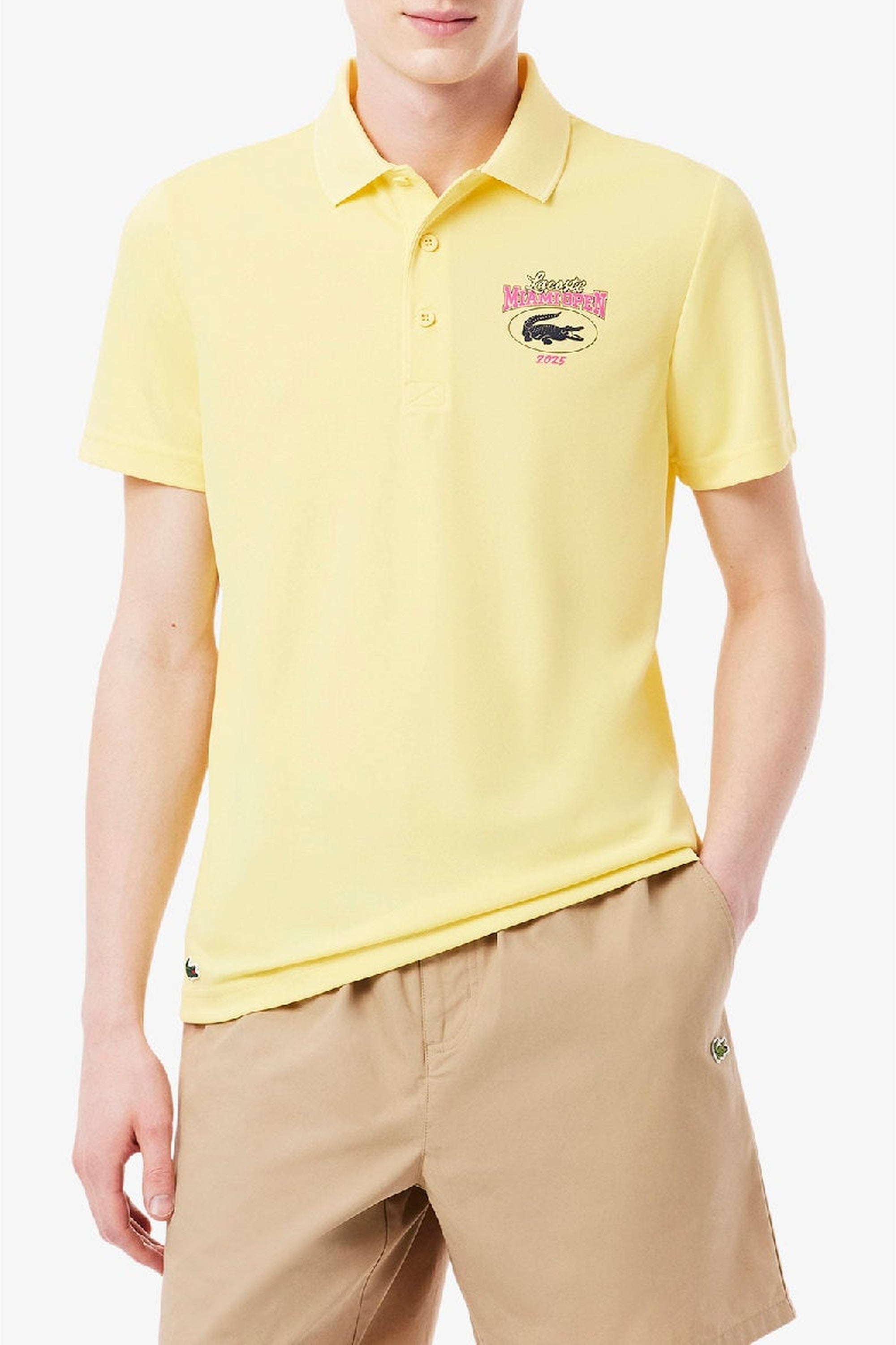 Polo coupe droite Ultra Dry en piqué - Jaune