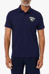 Polo coupe droite Ultra Dry en piqué - Marine