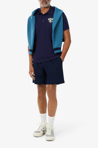 Polo coupe droite Ultra Dry en piqué - Marine