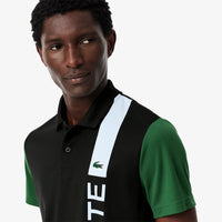Polo à manches courtes - Noir & Vert-Ruisseau
