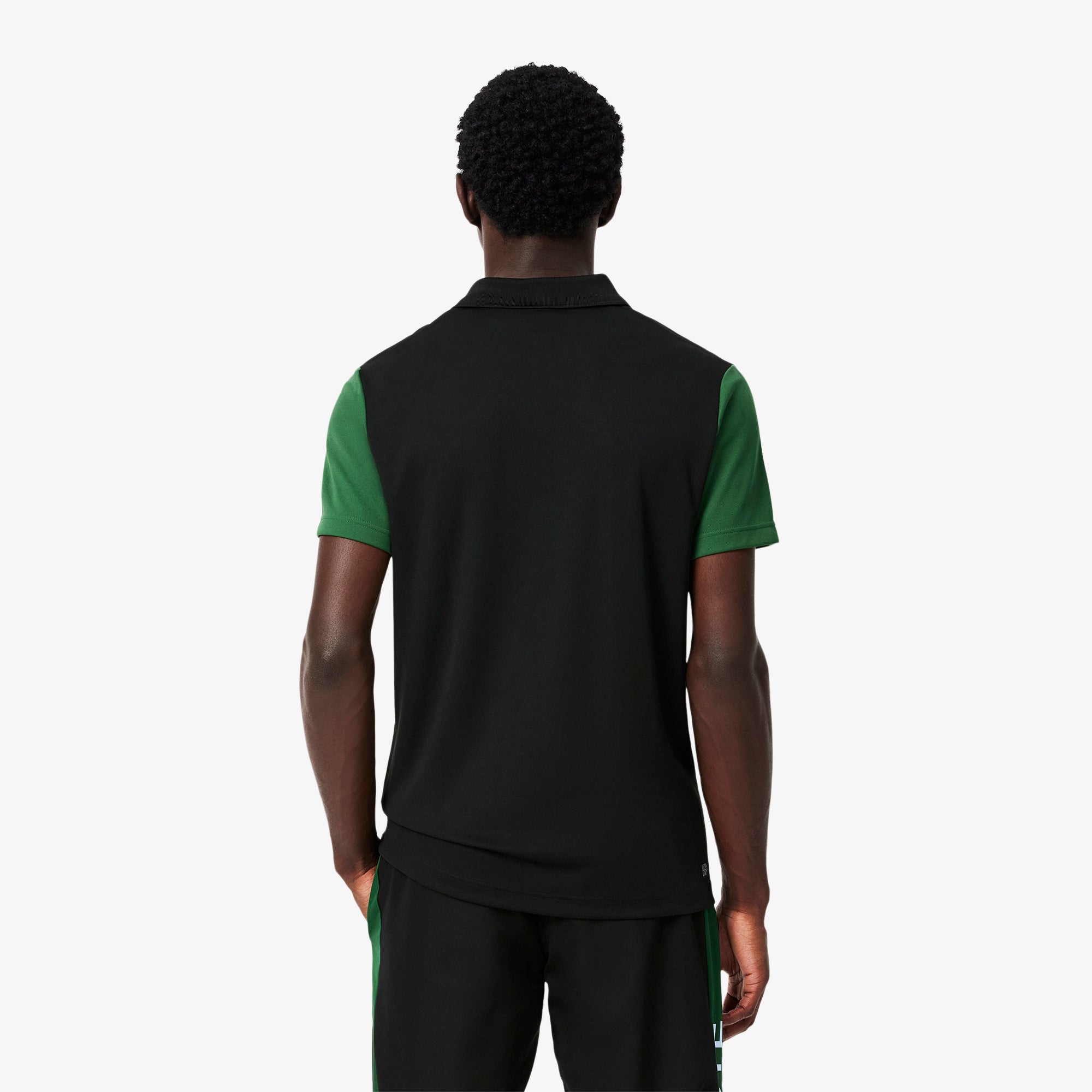 Polo à manches courtes - Noir & Vert-Ruisseau