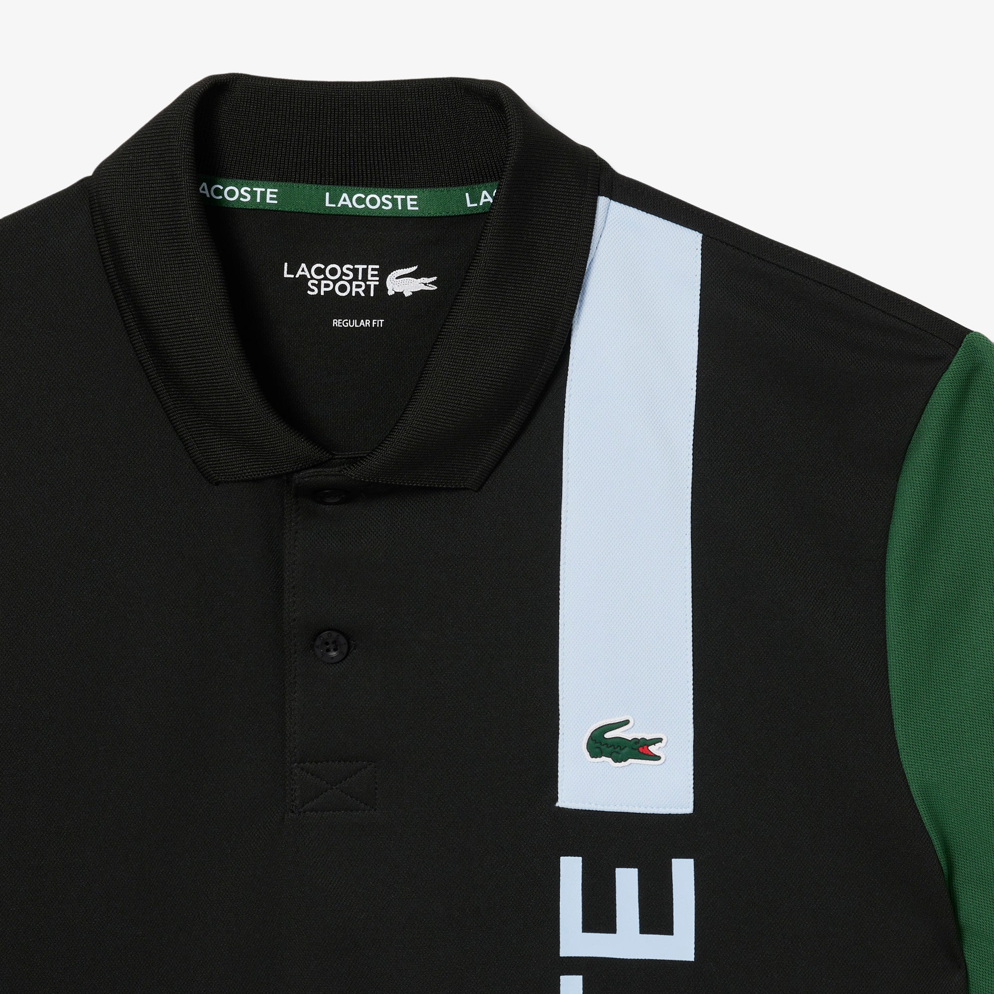 Polo à manches courtes - Noir & Vert-Ruisseau