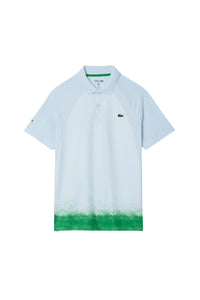 Polo Tennis ajusté Lacoste Tennis x Daniil Medvedev - Ruisseau & Calathea