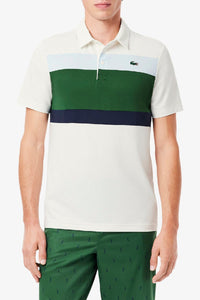 Polo coupe droite Golf à protection UV - Farine & Vert