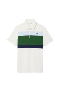 Polo coupe droite Golf à protection UV - Farine & Vert