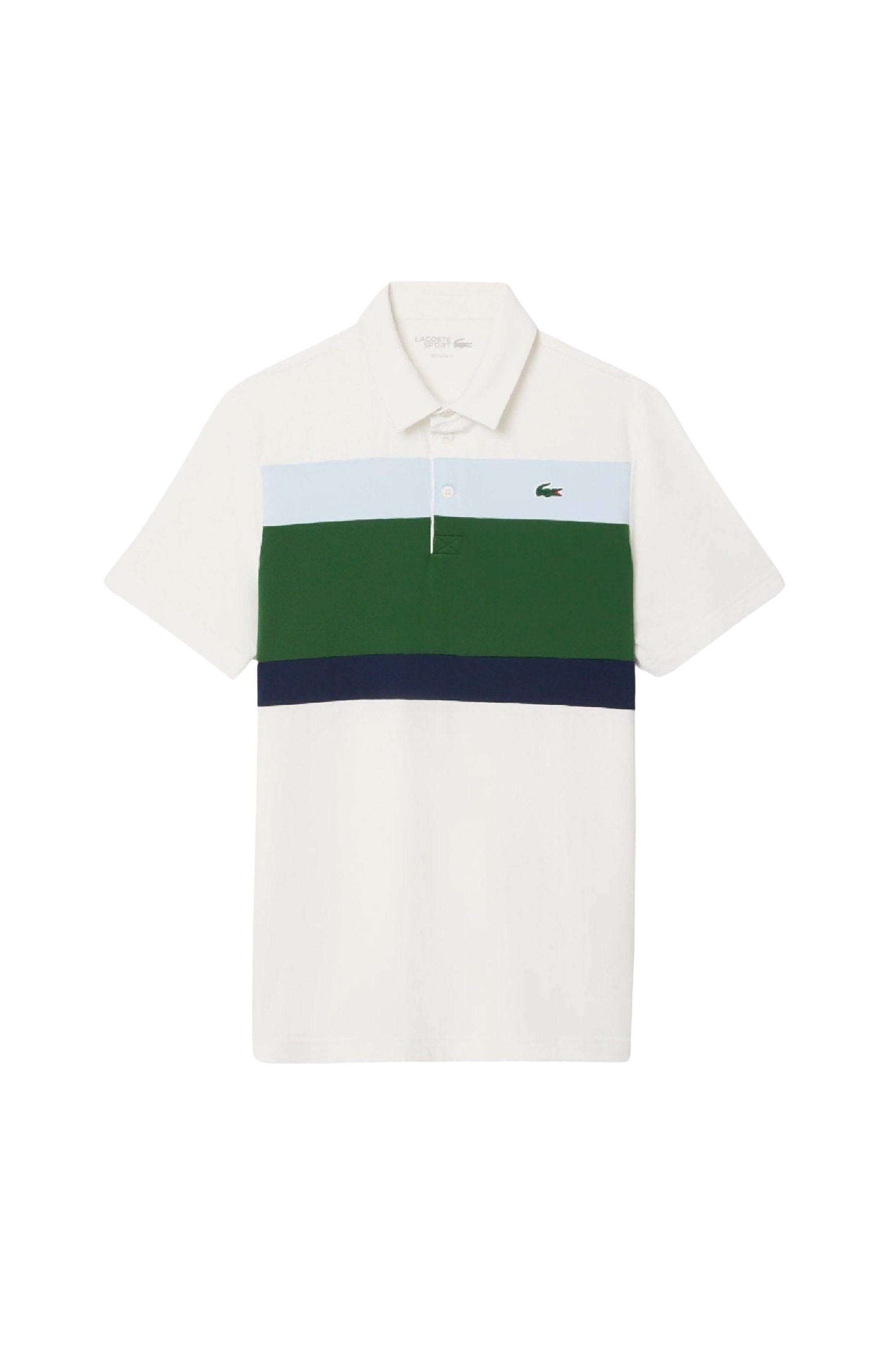 Polo coupe droite Golf à protection UV - Farine & Vert