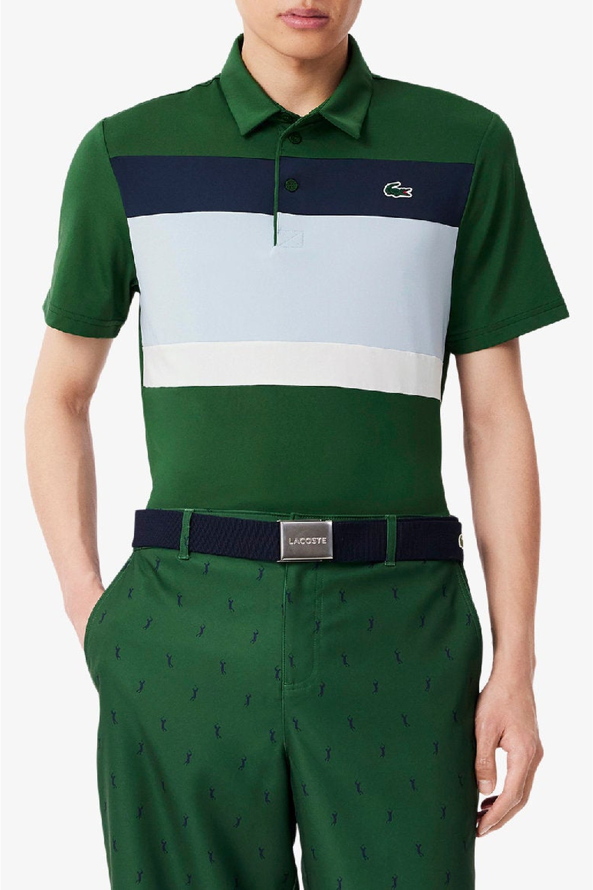 Golf straight cut polo shirt with UV protection - Green & Creek