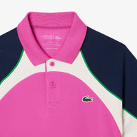 Fitted tennis polo in piqué - Malva & Marine