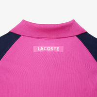 Fitted tennis polo in piqué - Malva & Marine