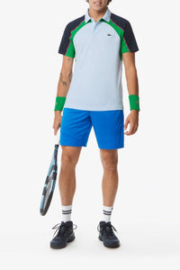 Polo Tennis ajusté en piqué - Ruisseau & Marine