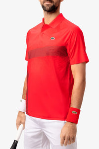 Polo ajusté Lacoste Tennis x Novak Djokovic - Grenadine