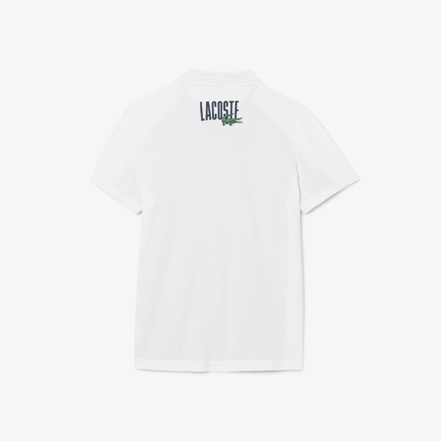 Polo Tennis imprimé en piqué - Marine & Calathea