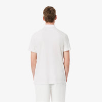 Polo Lacoste Tennis x Novak Djokovic en piqué - Blanc