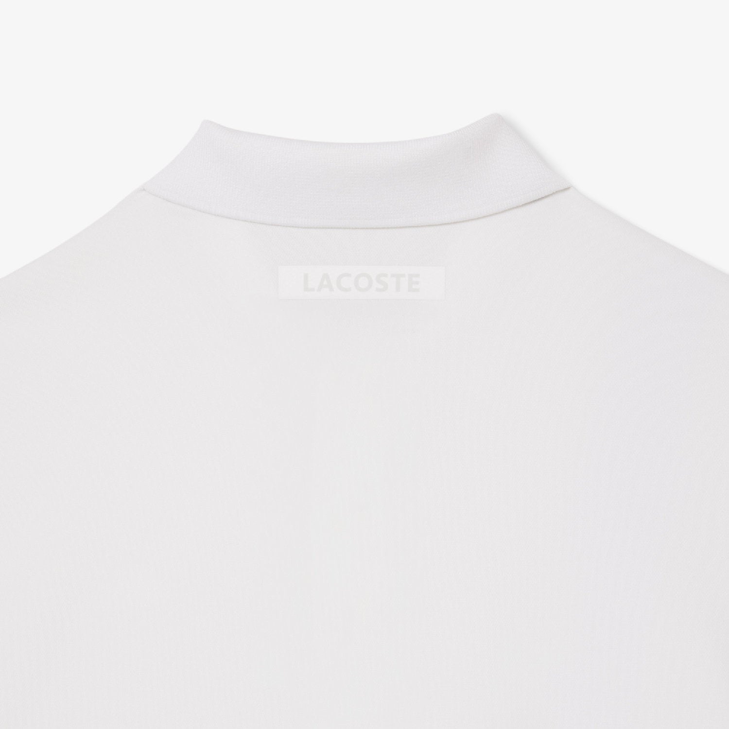 Polo Lacoste Tennis x Novak Djokovic en piqué - Blanc