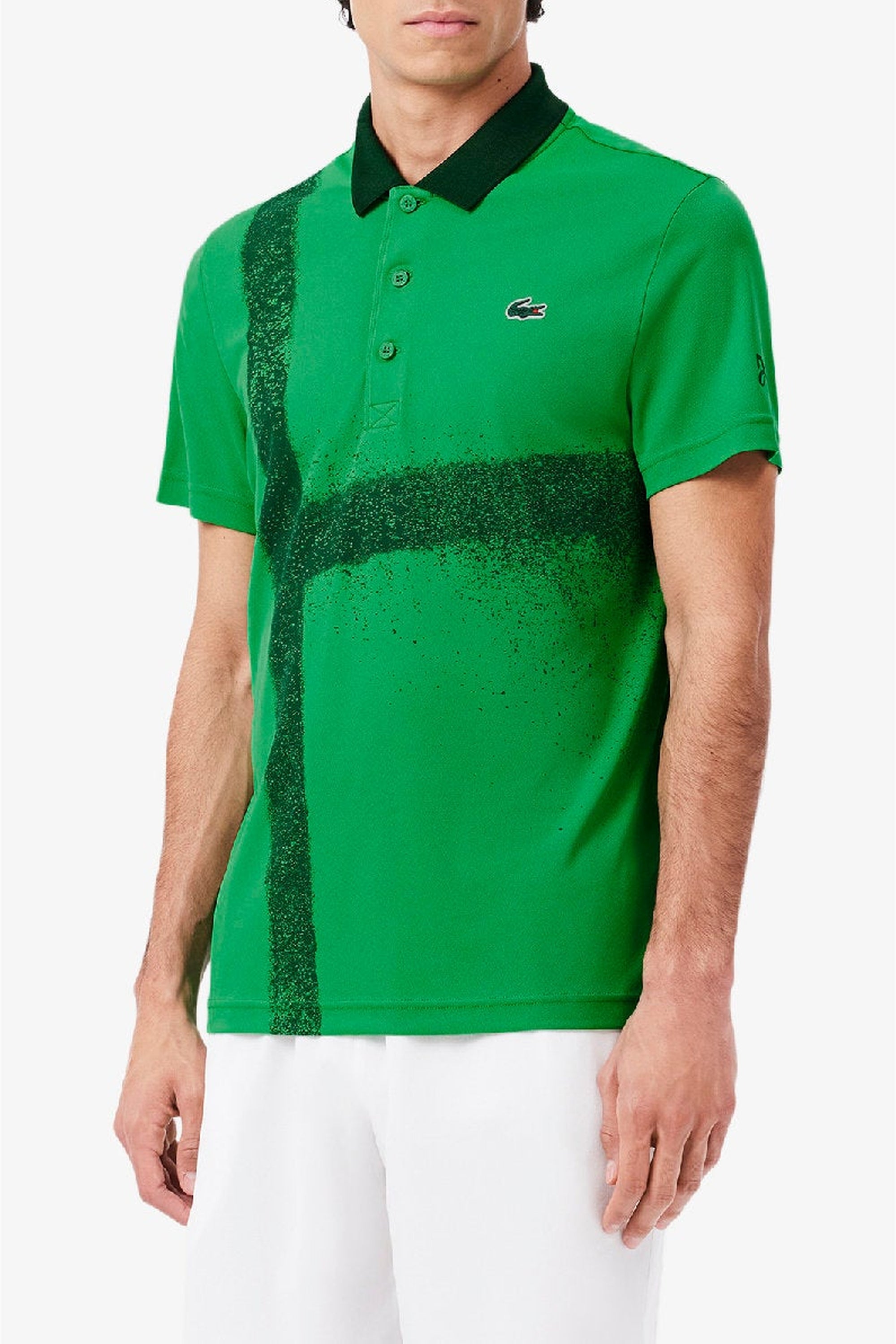 Polo Lacoste Tennis x Novak Djokovic en piqué - Calathea