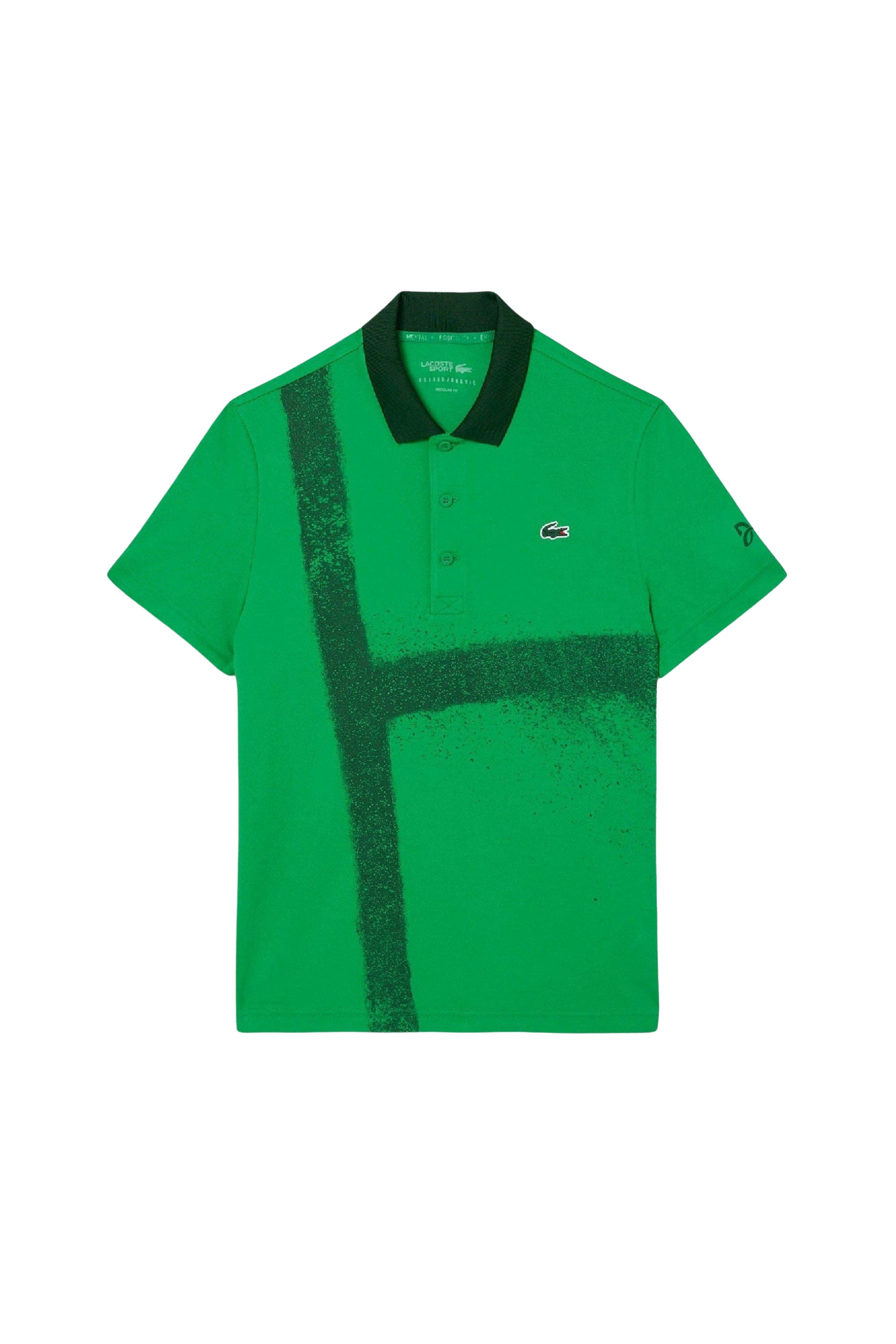 Polo Lacoste Tennis x Novak Djokovic en piqué - Calathea