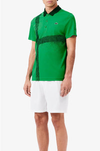 Polo Lacoste Tennis x Novak Djokovic en piqué - Calathea