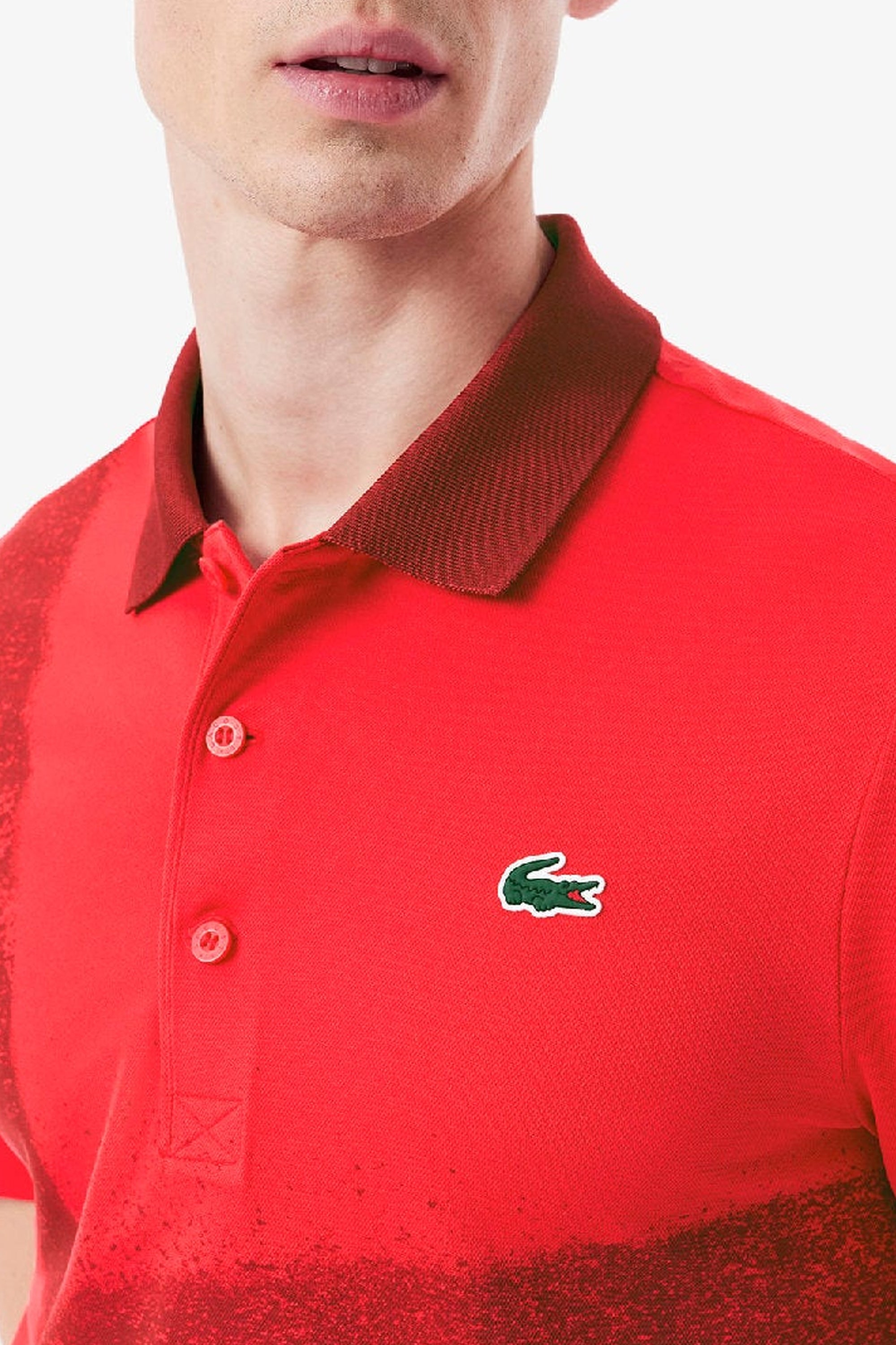 Polo Lacoste Tennis x Novak Djokovic en piqué - Grenadine