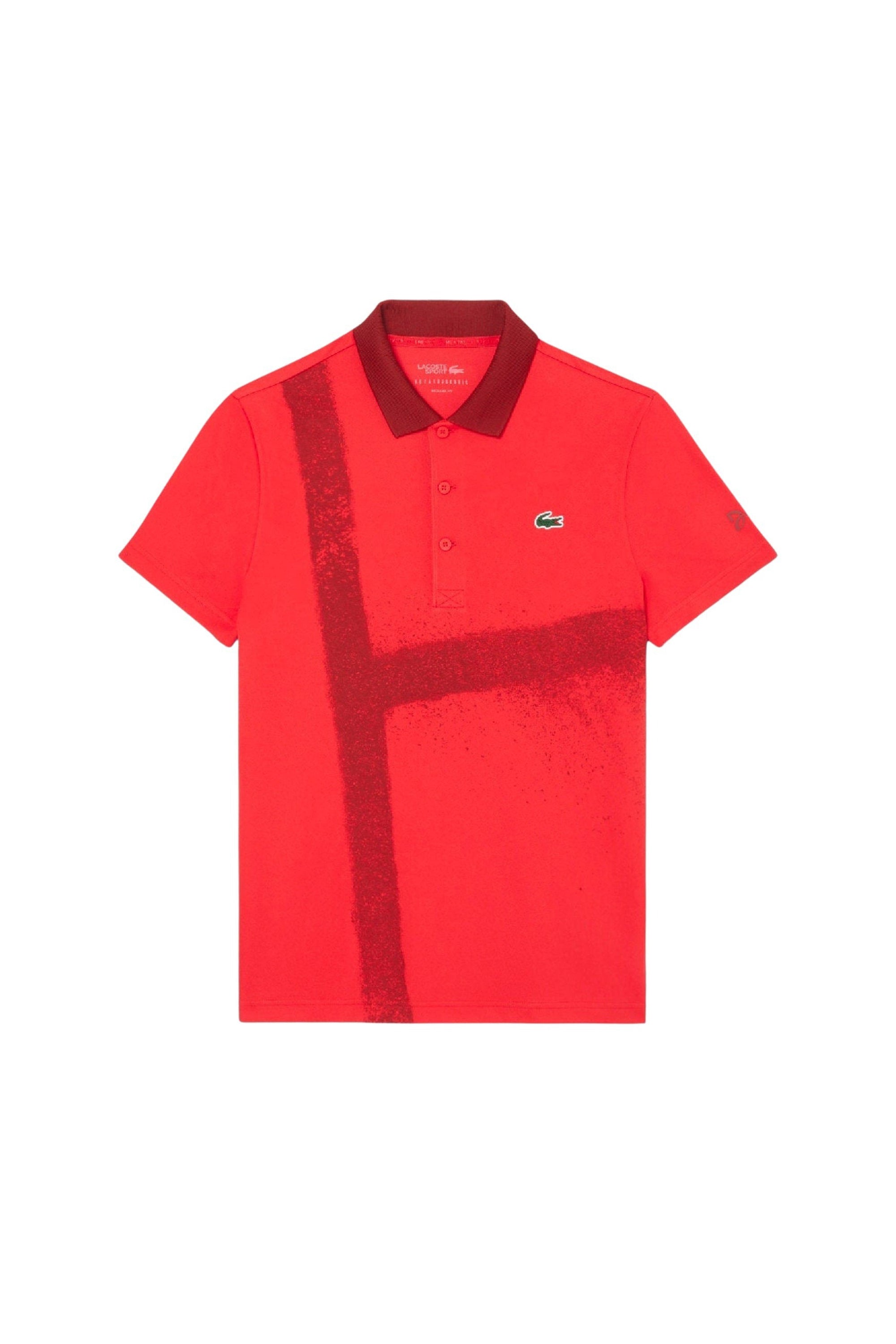 Polo Lacoste Tennis x Novak Djokovic en piqué - Grenadine