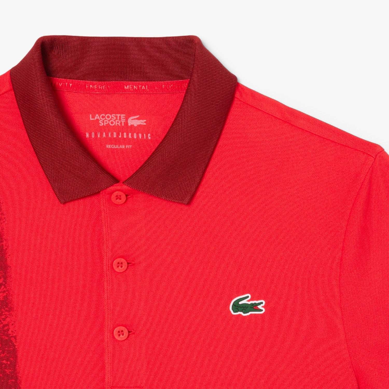 Polo Lacoste Tennis x Novak Djokovic en piqué - Grenadine