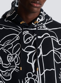 Balmain x Disney hooded sweatshirt - Black & White