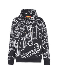 Balmain x Disney hooded sweatshirt - Black & White