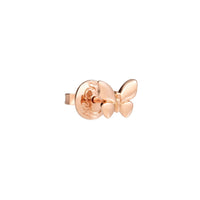 BUTTERFLY STUD EARRING IN 9K ROSE GOLD. HALF PAIR.