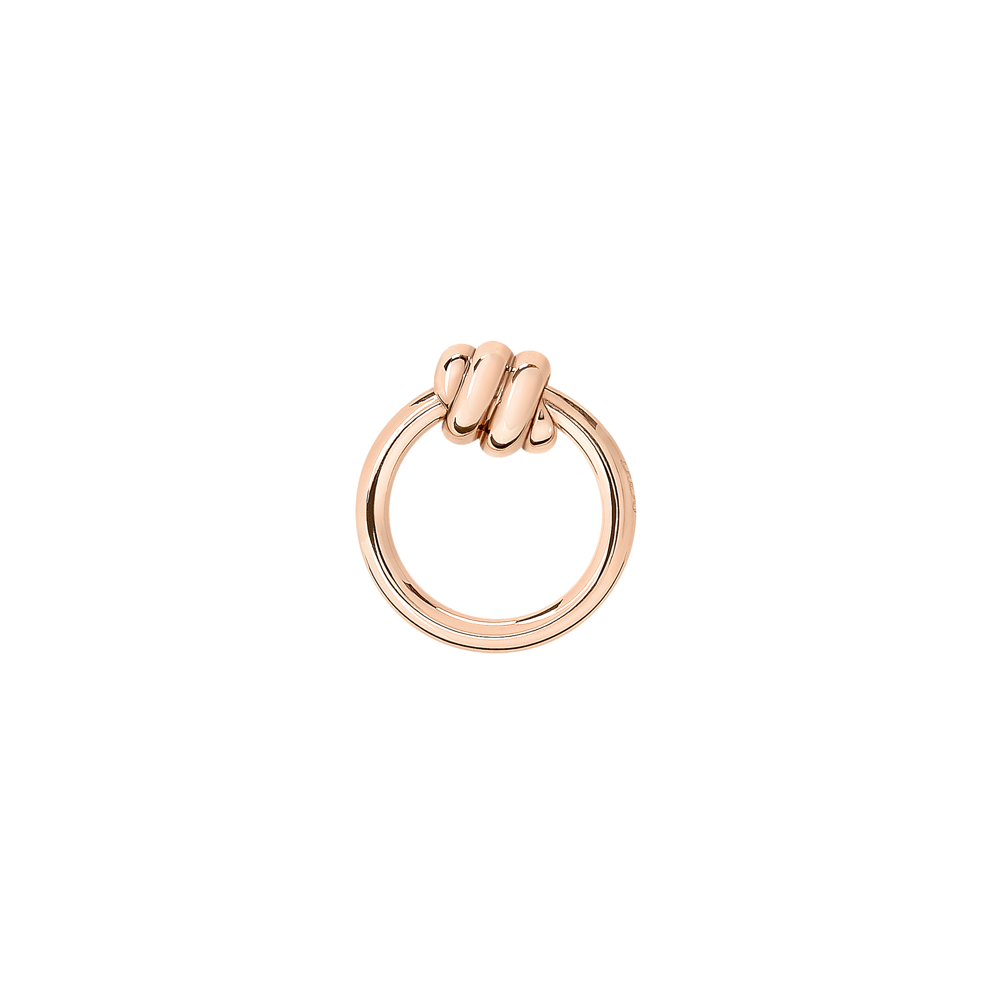 Mono boucle d'oreille Nodo en or rose 9K - Or Rose