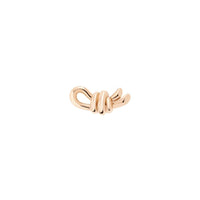 NODO STUD EARRING IN 9K ROSE GOLD. HALF PAIR.