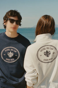 Eden Crest Sweatshirt with embroidery - White