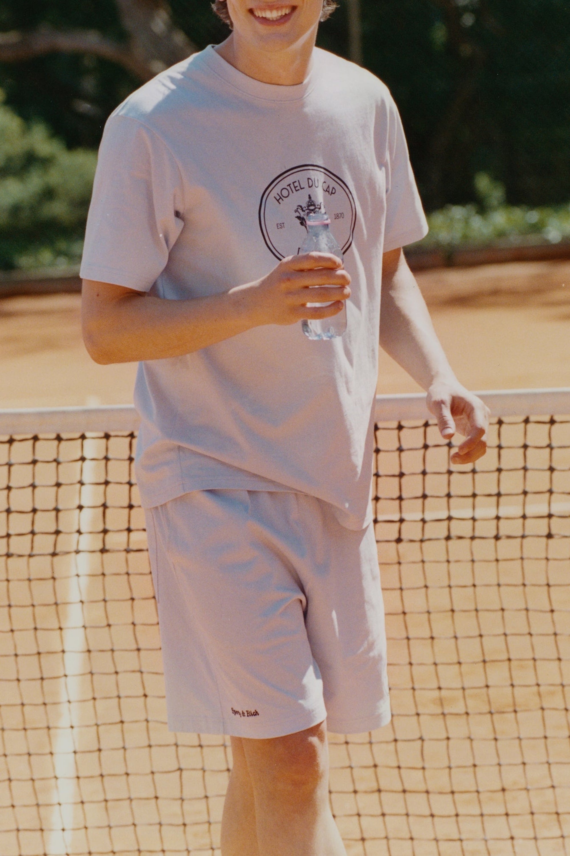 T-shirt Eden Crest avec écusson - Ciel