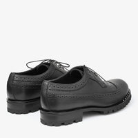 ZNO STOCK 0 / Reco 170 BLACK/GUNMETAL Shoe DIAMOND DERBY