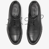 ZNO STOCK 0 / Reco 170 BLACK/GUNMETAL Shoe DIAMOND DERBY