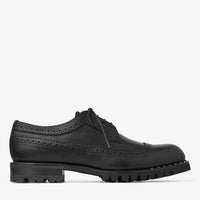 ZNO STOCK 0 / Reco 170 BLACK/GUNMETAL Shoe DIAMOND DERBY