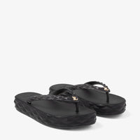 ZNO STOCK 0 / Reco 150 X BLACK Flat DIAMOND FLIP FLOP