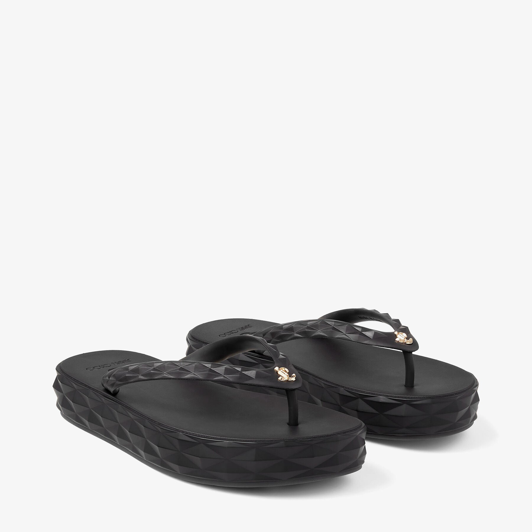 ZNO STOCK 0 / Reco 150 X BLACK Flat DIAMOND FLIP FLOP