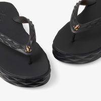 ZNO STOCK 0 / Reco 150 X BLACK Flat DIAMOND FLIP FLOP