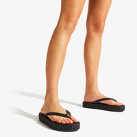 ZNO STOCK 0 / Reco 150 X BLACK Flat DIAMOND FLIP FLOP