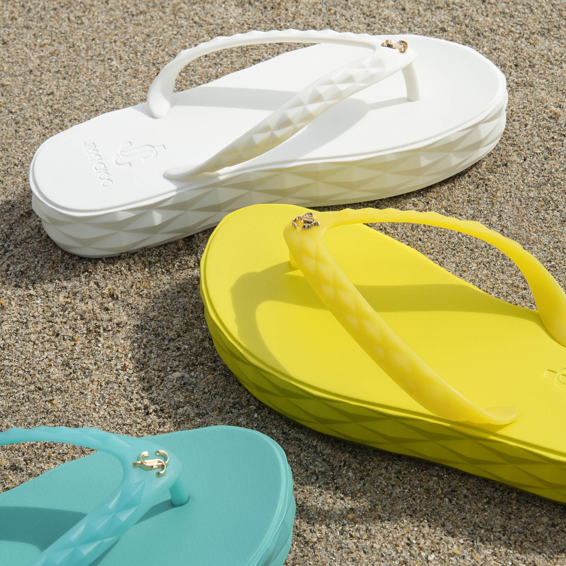 Diamond rubber flip-flops - Malibu