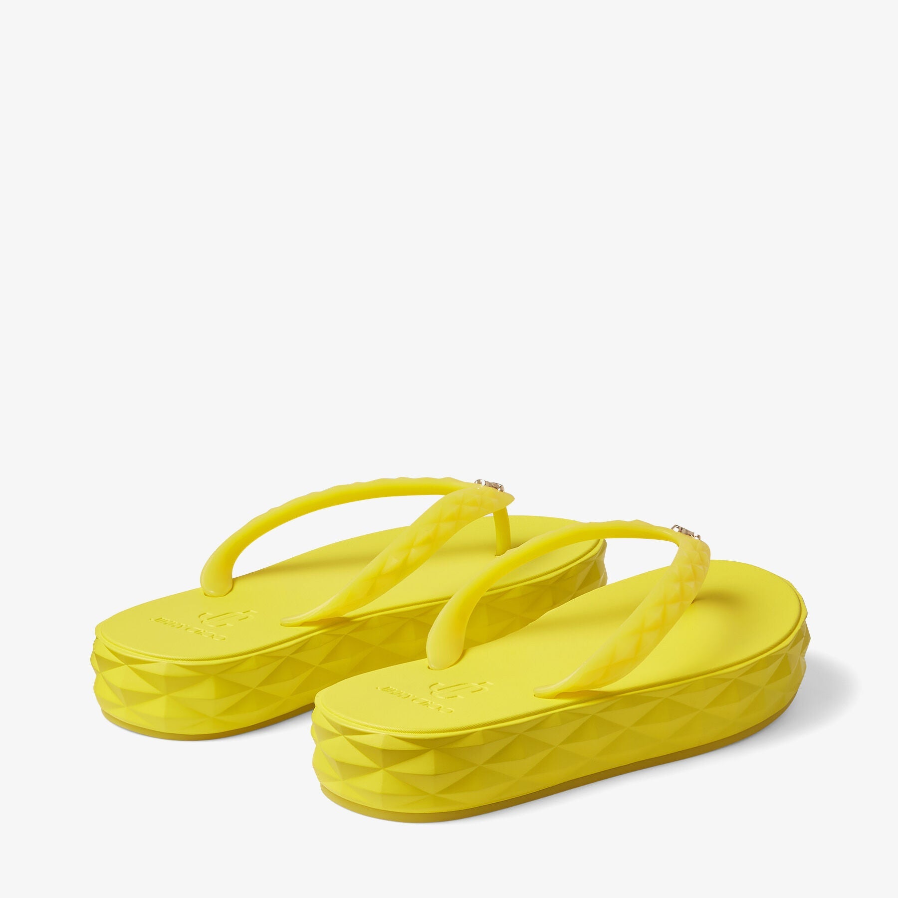 Sandales plates Diamond - Soft Yellow